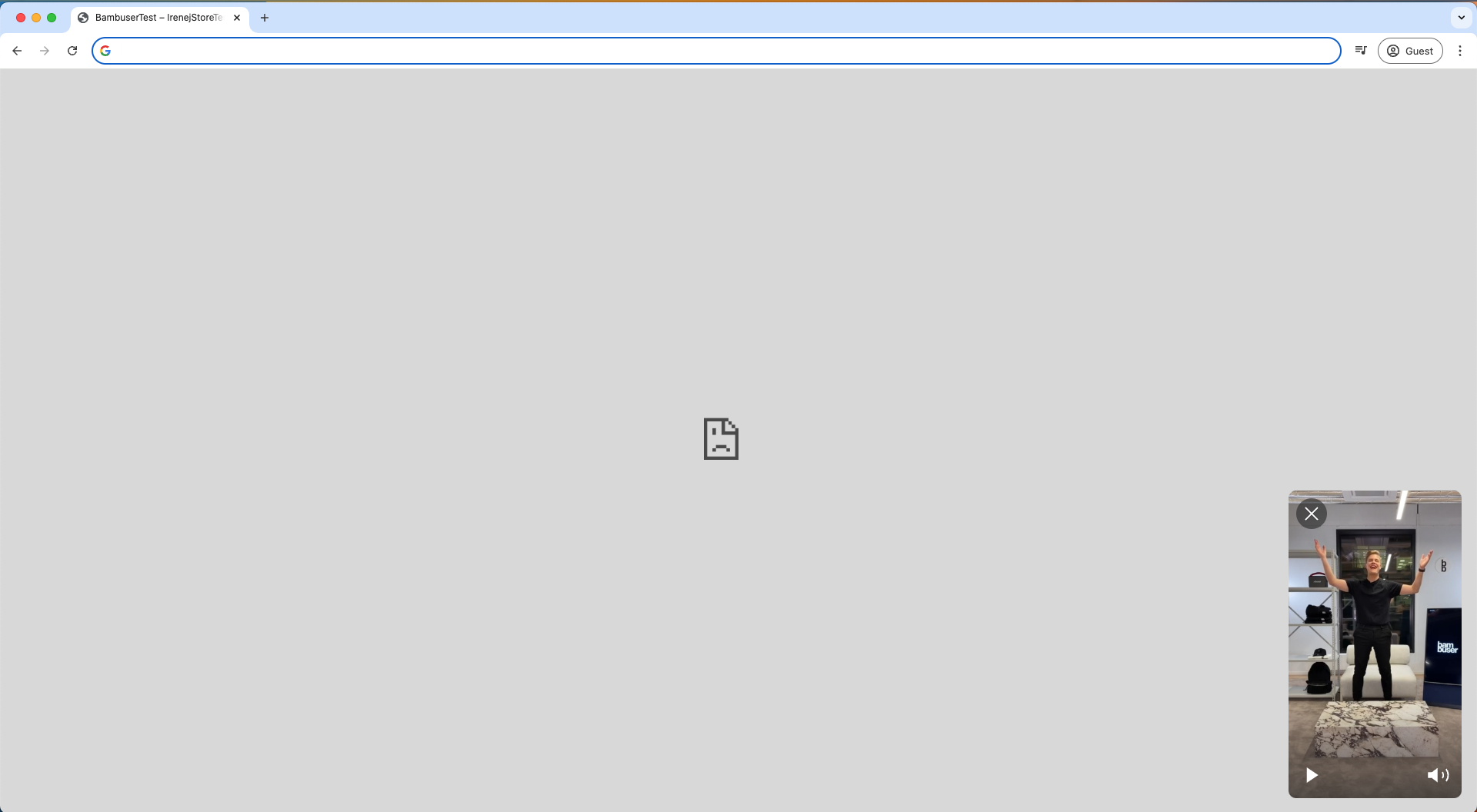 Sad Miniplayer